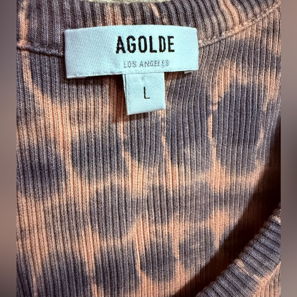 Agolde Women's Ribbed Tank Top - Picture 3 of 4